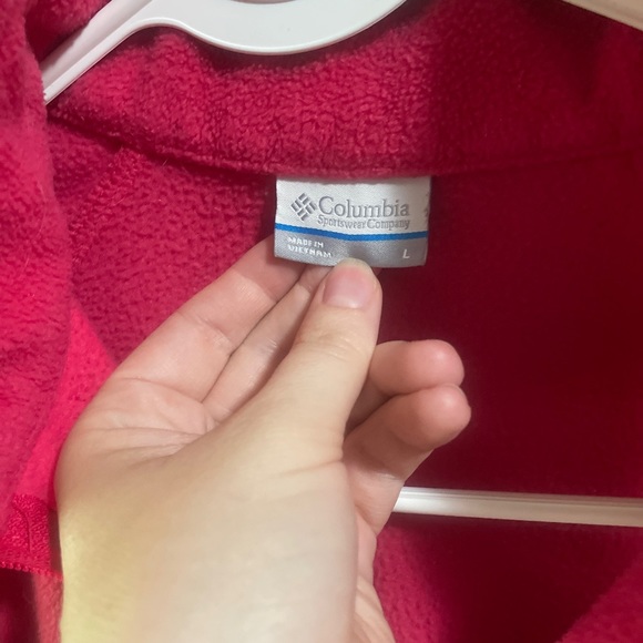 Women’s Pink Columbia Fleece Jacket size Large - Picture 3 of 5